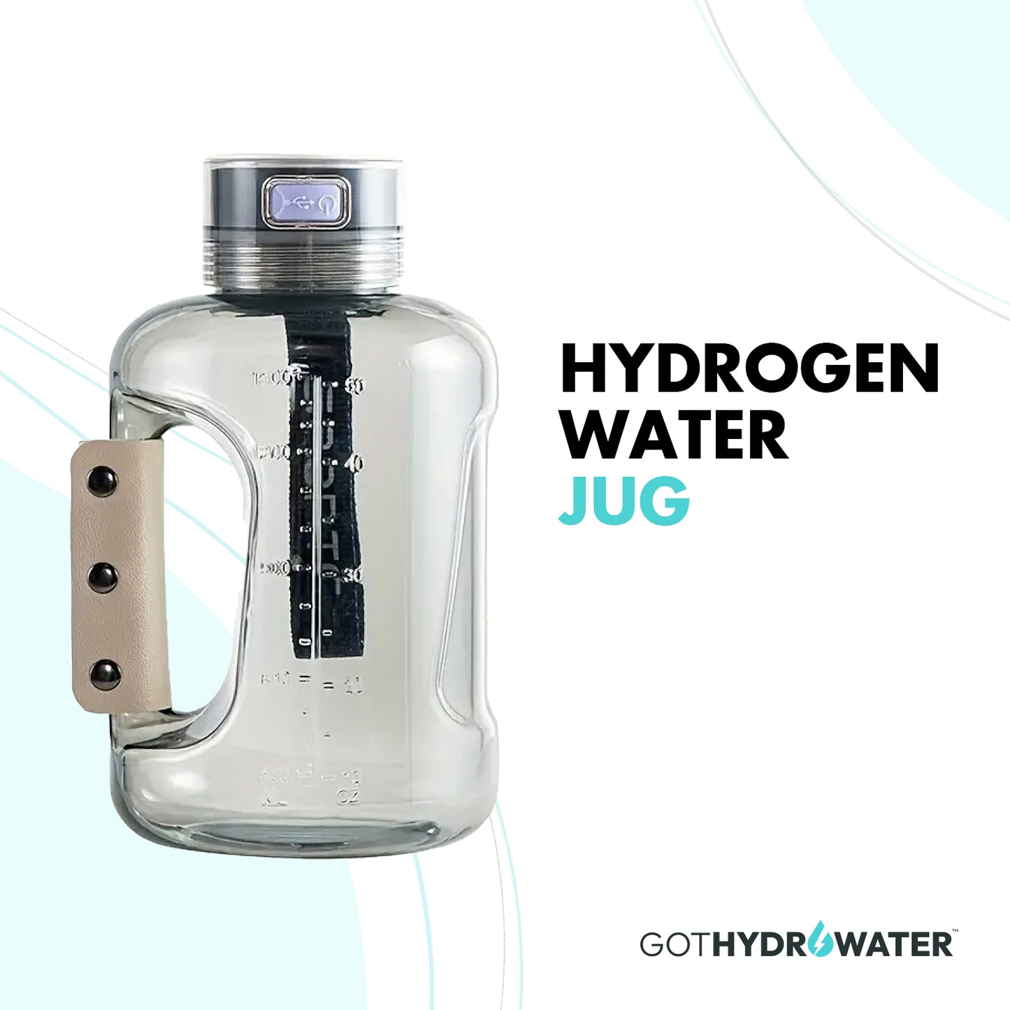 GotHydroWater ™ Wasserstoff-Wasserflasche - 1500 ML