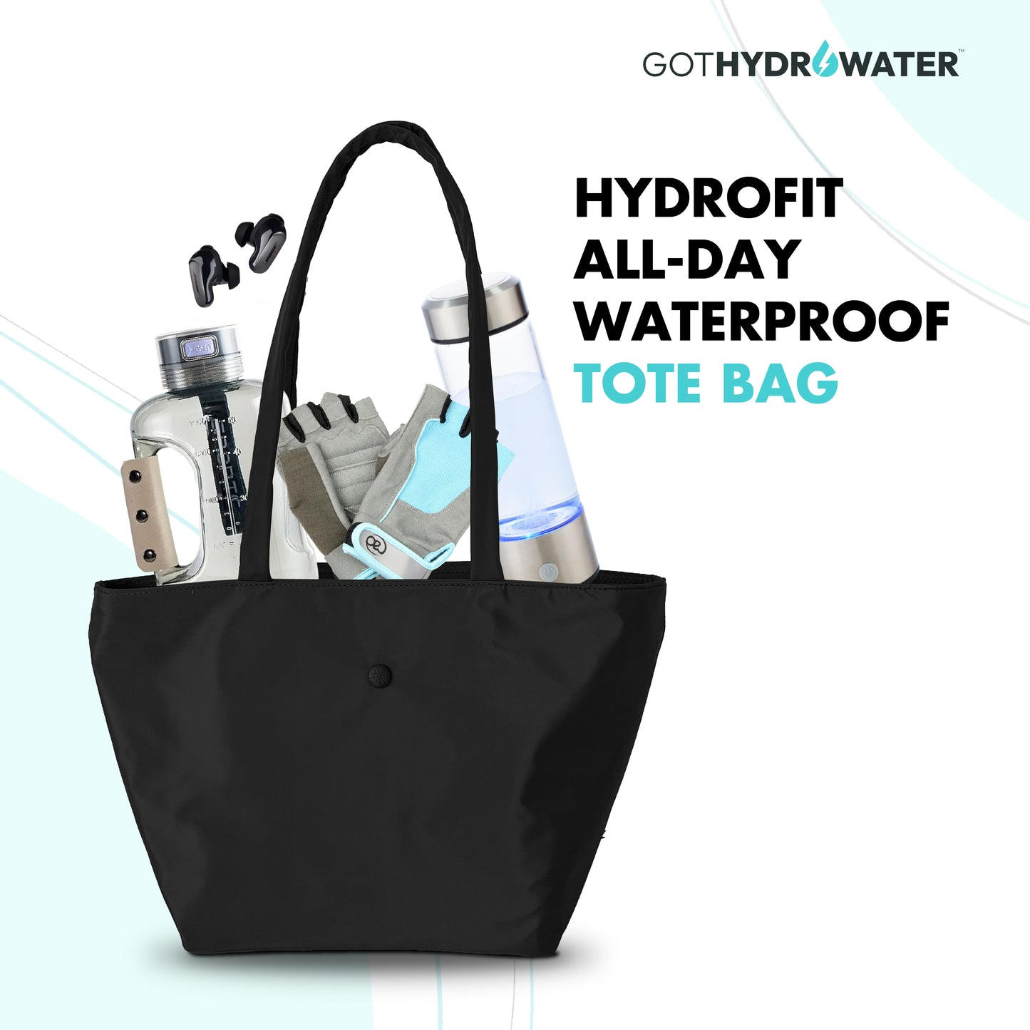 Large Capacity HydroFit All-Day Waterproof Tote Bag